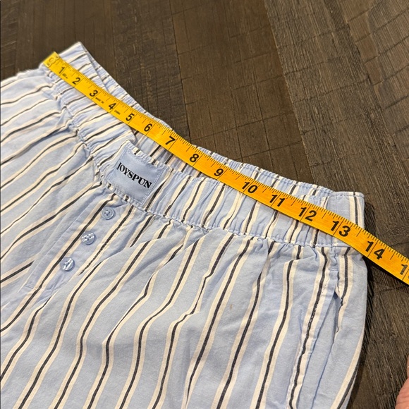 Joyspun Plaid and Stripe Cotton Pajama Pants 2 Pair Set Relaxed Fit Lounge XS - Picture 11 of 16